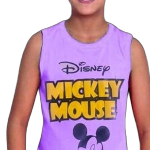 Sleeveless Boys T Shirt - Color: Multi