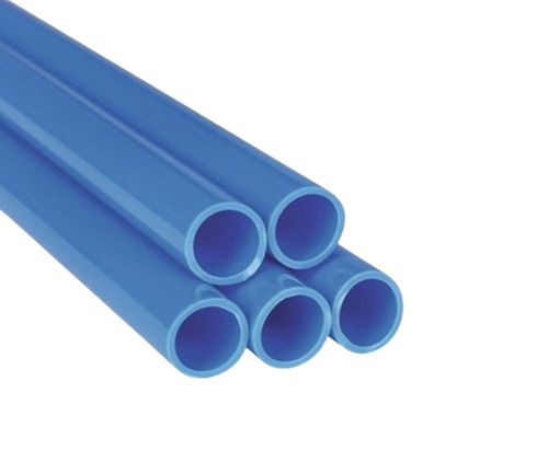 Pvc Plumbing Pipe - Rigid Medium Pressure 3 Meter Length Blue Color Leak & Crack Resistant High Durability for Water & Wastewater Transport