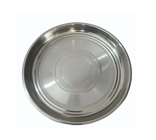 Round Steel Dinner Plate