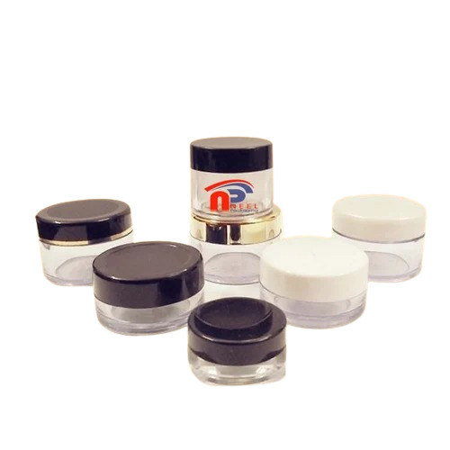 Cosmetic Cream Jar - Color: Transparent