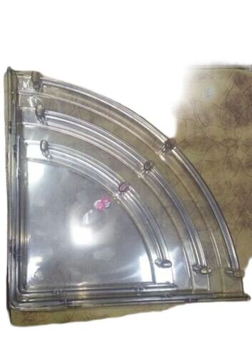Bathroom Corner Acrylic Wall Shelf