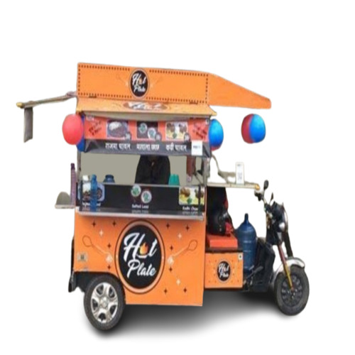 Electric Food Cart - Color: Red