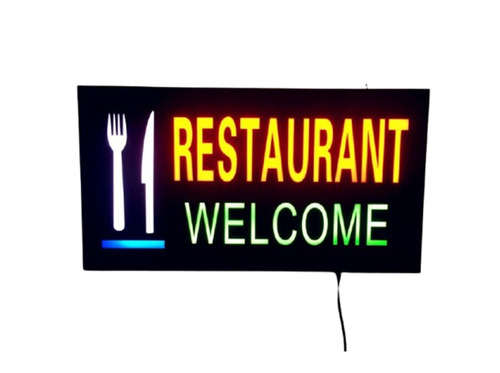 Acrylic Glow Sign Board