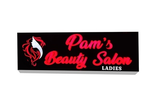 Acrylic LED Sign Board - Standard Size Multicolor Shock & Weather Resistant | Wall-Mounted Easy to Install Energy Efficient Display for Retail & Corporate Use