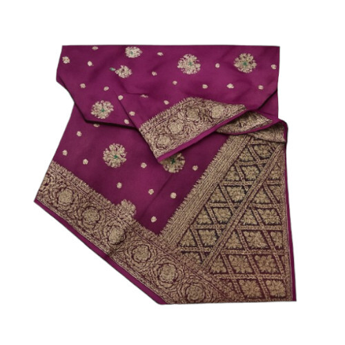 Meenakari Banarasi Silk Georgette Sarees