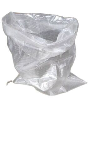 White Pp Transparent Woven Bag - Design: Yes