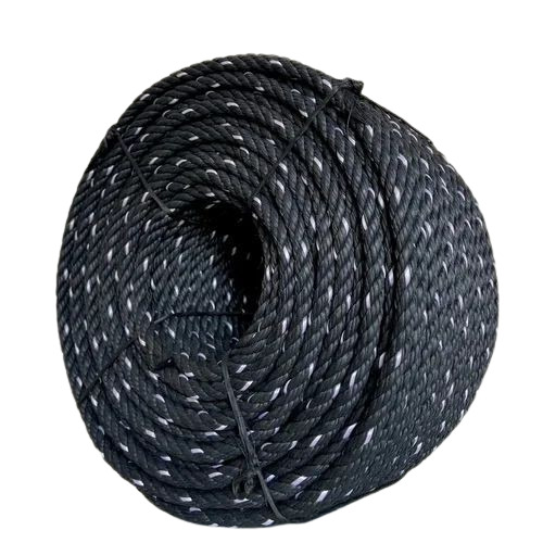 Black Nylon Polypropylene Rope