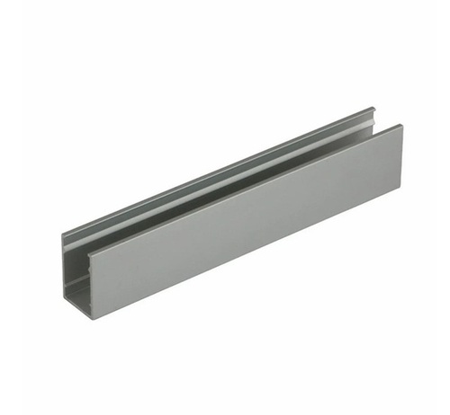 Aluminium Channels - U Shape Standard Size Silver Color | Polished Surface Water Resistant Easy to Use & Install Rigid Hardness Anodized Finish