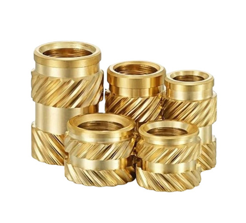 Golden Brass Knurling Insert