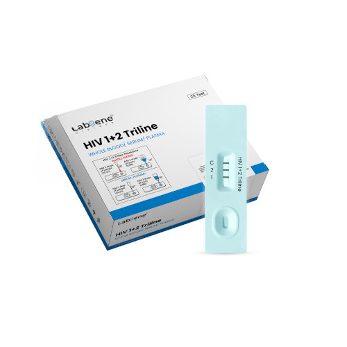 Labgene Hiv 1+2 Triline Rapid Test Kit - Accuracy: 100 %