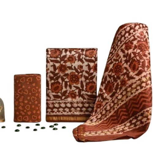 Ajrakh Chanderi Silk Suits