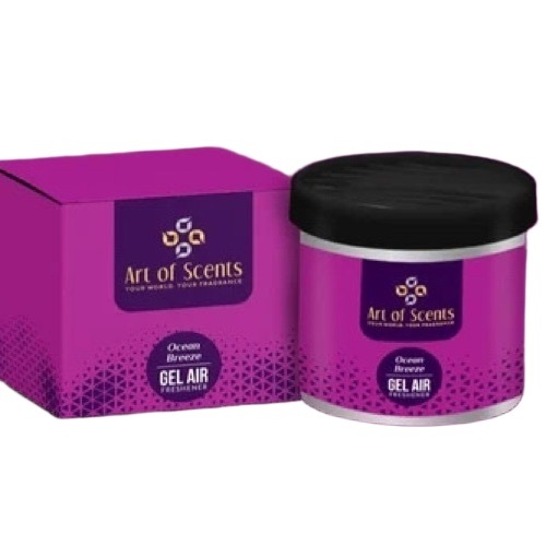Art Of Scents- Ocean Breeze Gel Car Air Freshner