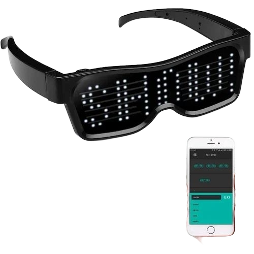 Mobile Controlled Customised Display Led Rave Party Glasses