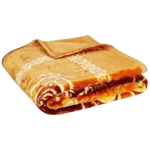 Multicolor Printed Double Bed Mink Blanket