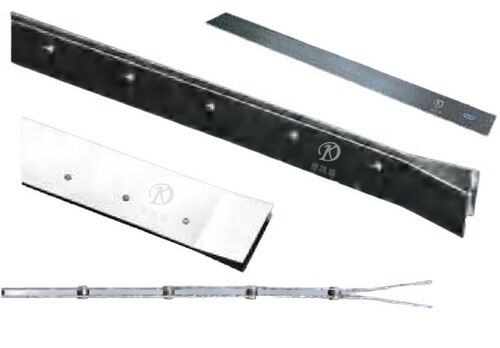 Scraper Fixture And Backing Blades
