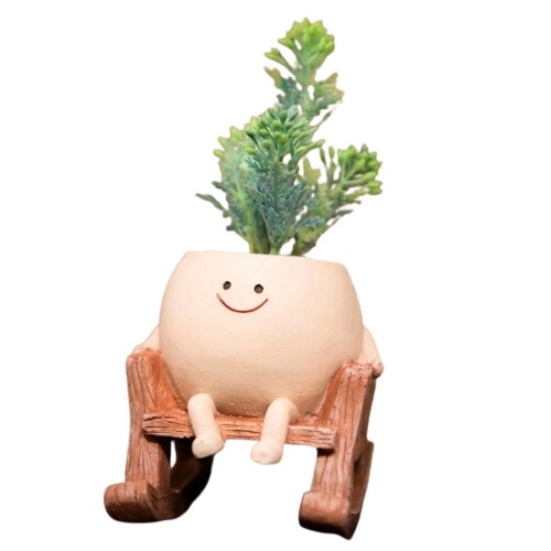 Smiley Planter For Garden Decor - Color: Various Colors Are Available