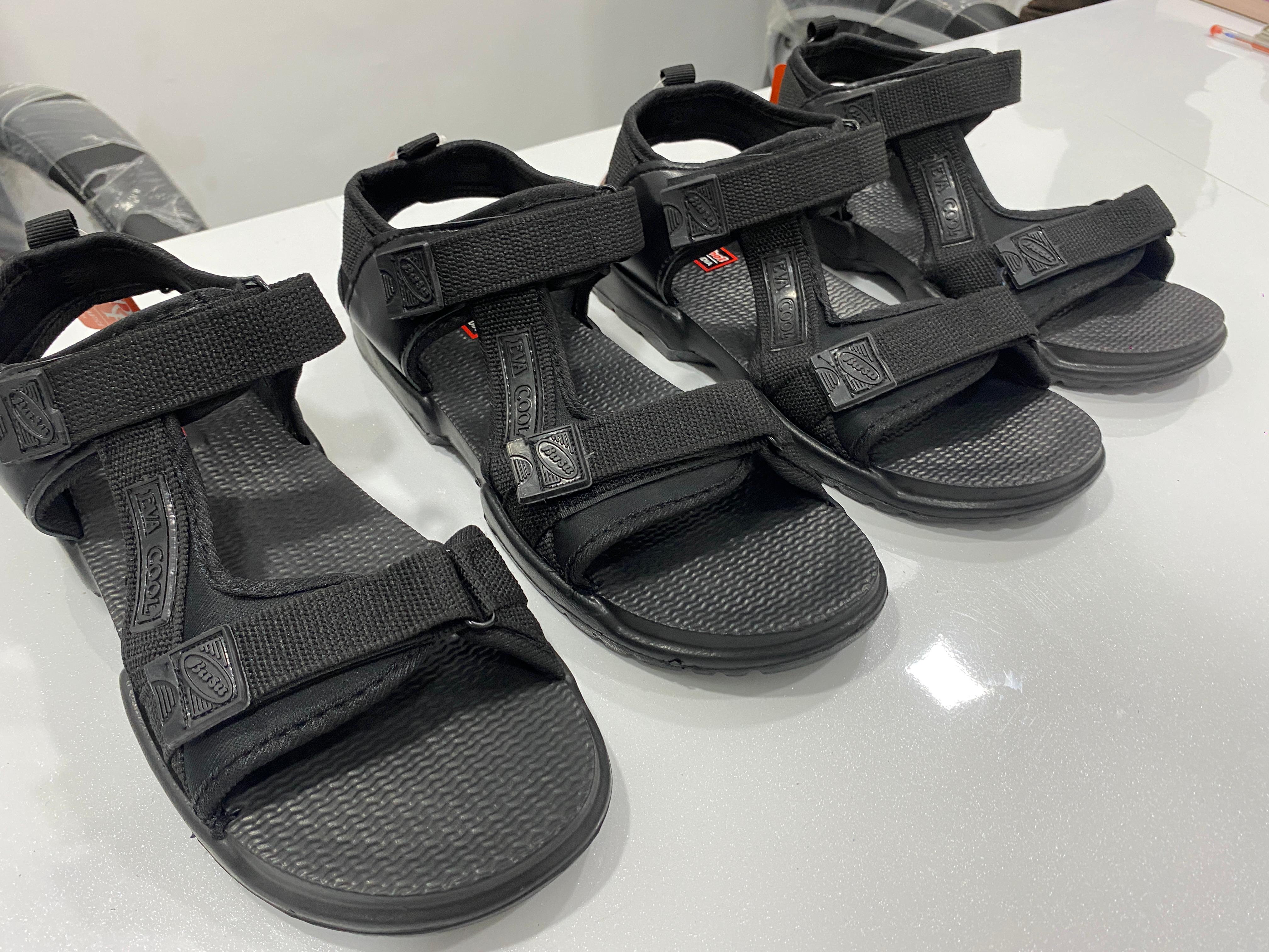 Boys School Black Sandals