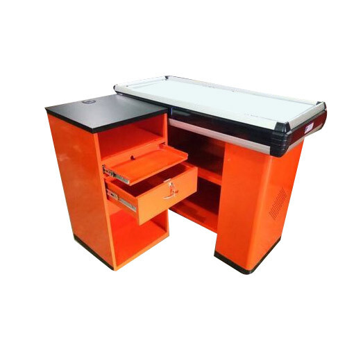 Cash Desk Counter - Color: Stainless Steel