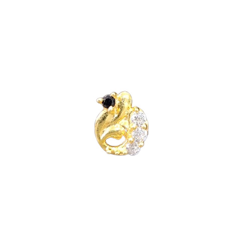 Golden Casting Nose Pin