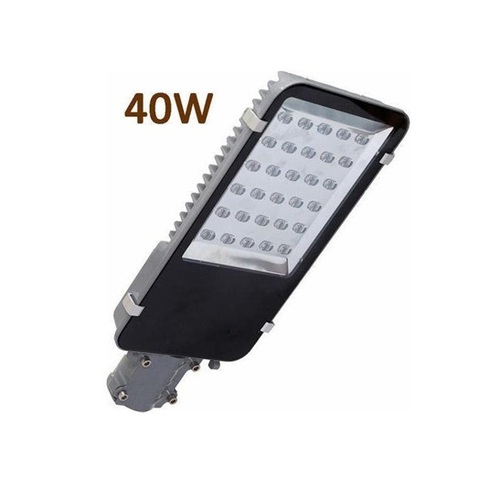 Led Street Lights - Metal, Standard Size, Cool White, IP66 Rating, 40 Watt, Easy to Install, Energy Efficient, Weather & Shock Resistant