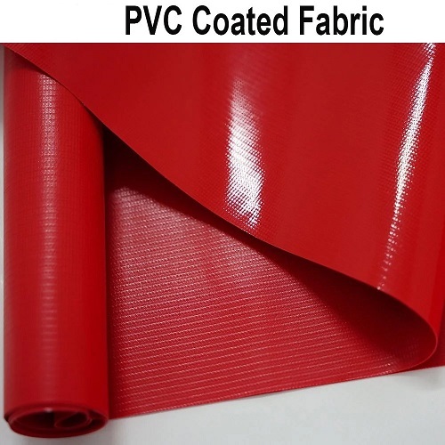 Red Pvc Coated Fabric