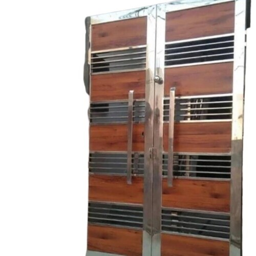 Silver Stainless Steel Door
