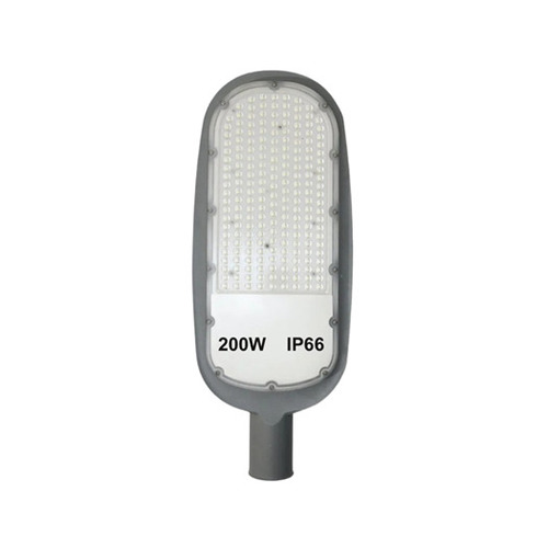 Street Lights - Metal Standard, Gray & White, 200W LED, IP66, Cool White | Easy Install, Energy Efficient, Weather Resistant