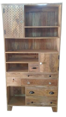 wooden bookshelf