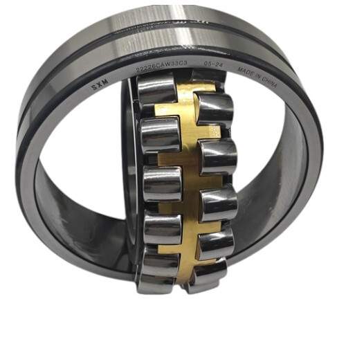 Spherical Roller Bearings 22226 - Stainless Steel 130x230x64mm, Metallic Silver, Double Row for Heavy-Duty Applications