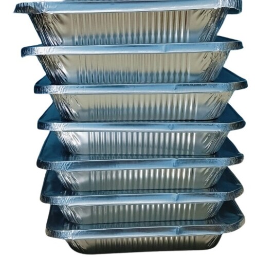 Aluminium Foil Container For Food - Color: Silver