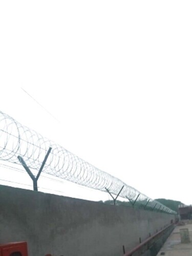 Concertina Wire - Color: Silver