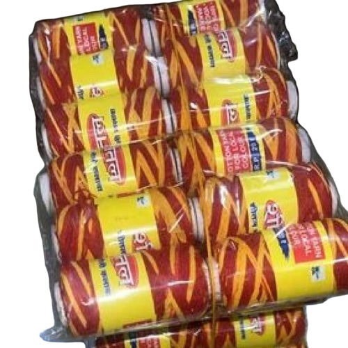 Sheetal Red Yellow Polyester Pooja Kalawa
