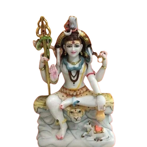Shiv Shankar Marble Statue