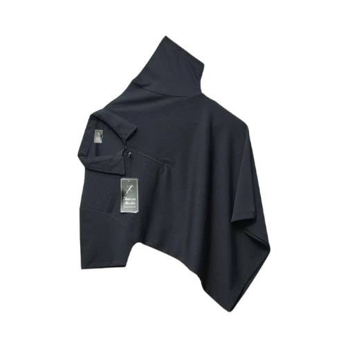 Black Polo T Shirt - Feature: Skin Friendly