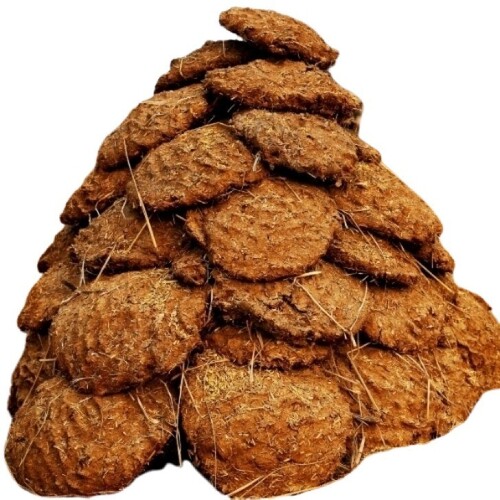Cow Dung Cakes - Color: Dark Brown
