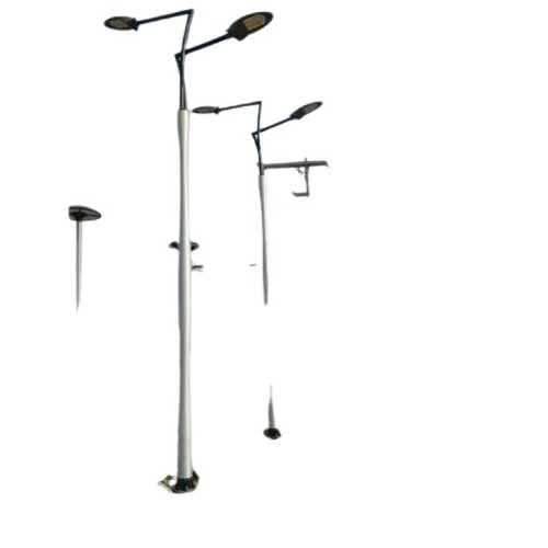 Dual Arm Street Light Pole