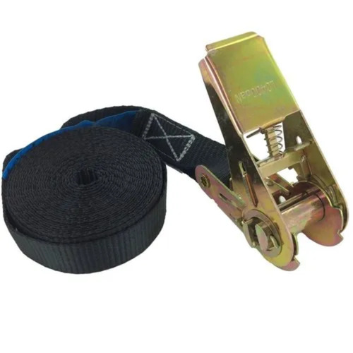 Black Polyester Ratchet Lashing Belt