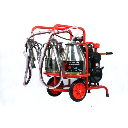 Double Bucket Cow Milking Machine