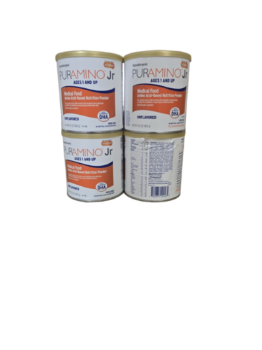 PurAmino Jr Infant Formula with Amino Acid Based Nutrition Powder, Ages 1+, Unflavored 400G