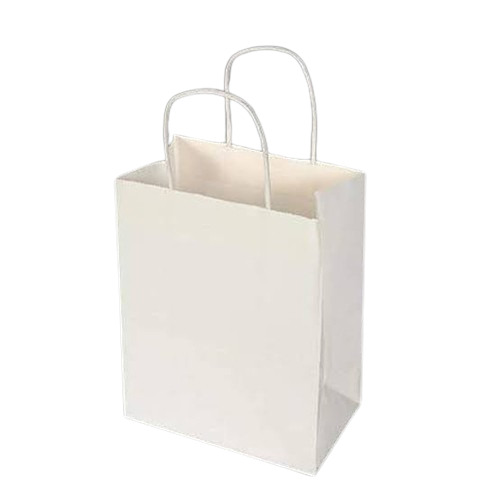 White Paper Bag - Color: Cream