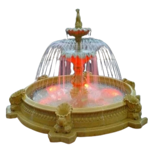 stone water fountain