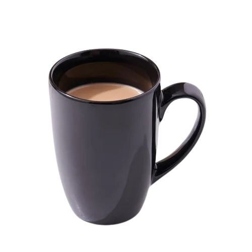 Black Ceramic Coffee Cup