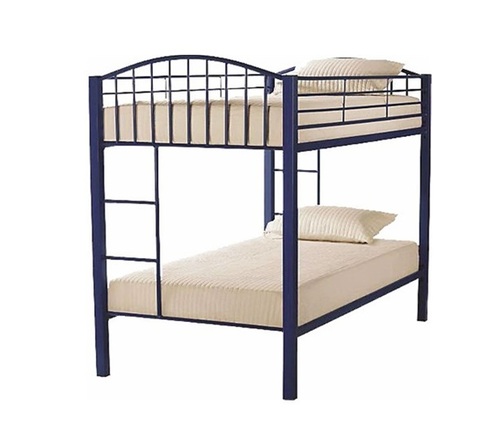 Bunk Beds - Iron Material Standard Size Black Color | Modern Indoor Furniture with Corrosion and Water Resistance Long-Lasting Durability