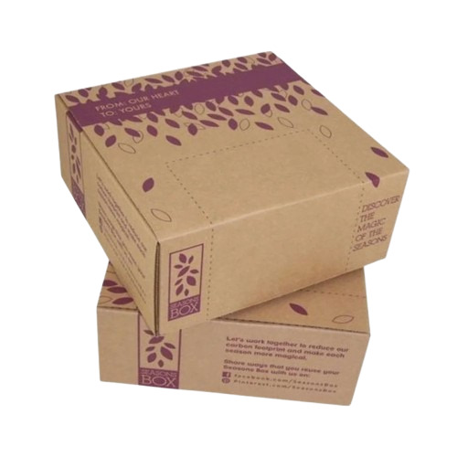 Regular Corrugated Boxes - Color: Customized