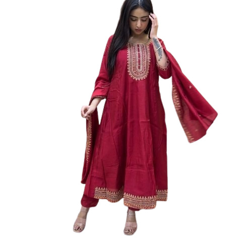 Dark Red Ladies Kurti