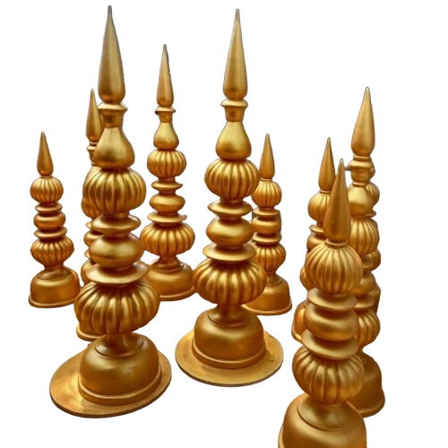 Golden Fiber Chouri (Or Matka) Pillars