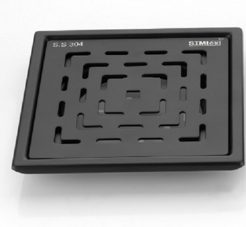 Steel Black Coated SS Floor Trap