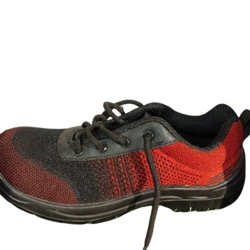 Casual Safety Shoes - Color: Black And Red