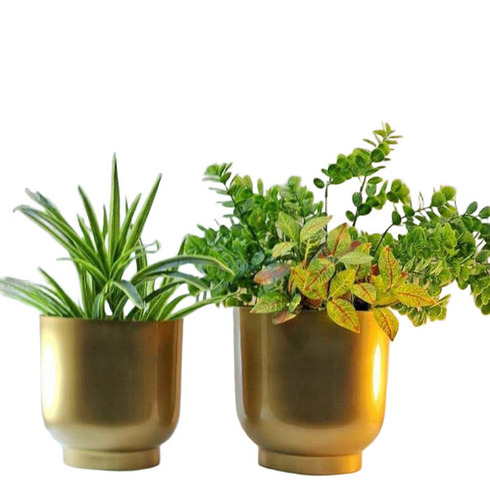 Golden Metal Pot