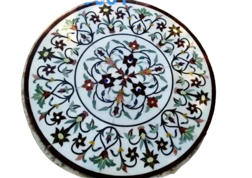 White Round Marble Stone